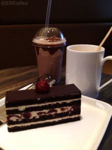 Lindt Chocolate Cafe in Kichijoji, Tokyo Japan
